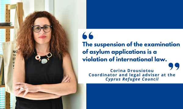 « The suspension of the examination of asylum applications is a violation of international law » - Vues d'Europe